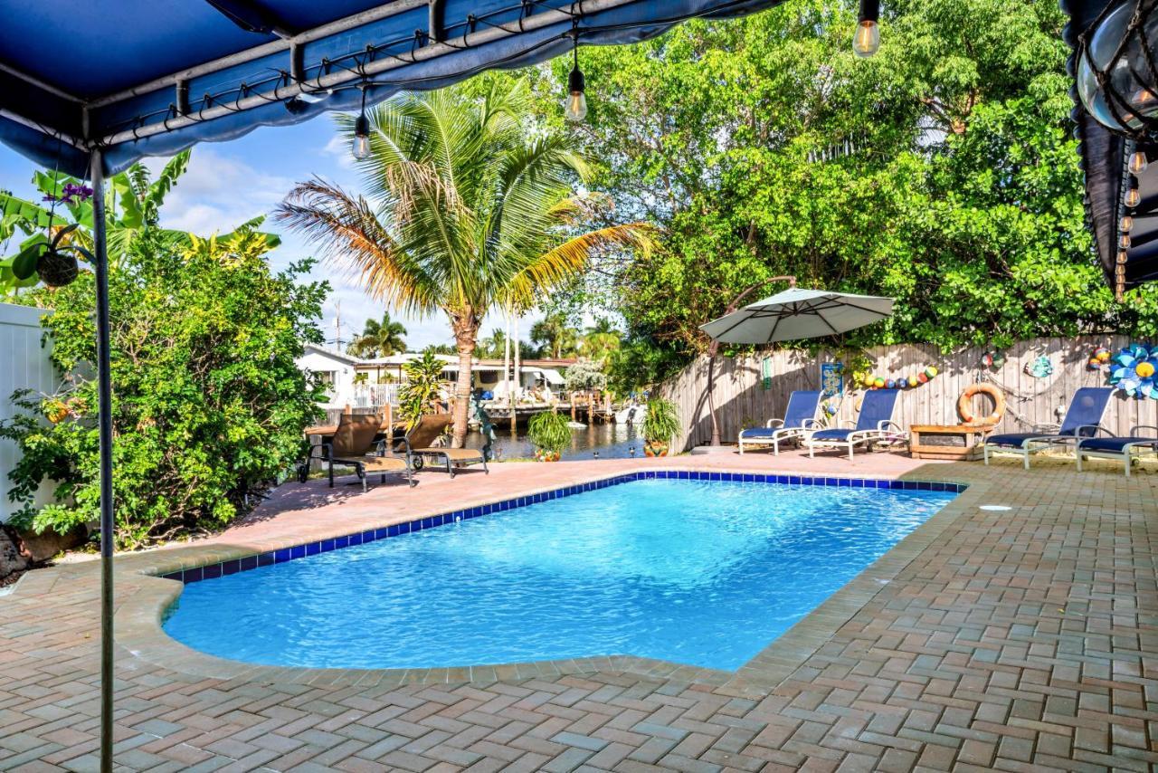 4 Bd Near Beach Spacious Solar Heated Pool Waterfront Home Pompano Beach Zewnętrze zdjęcie
