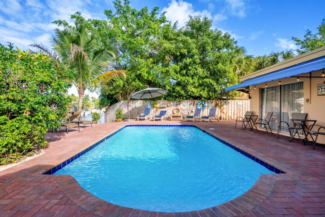 4 Bd Near Beach Spacious Solar Heated Pool Waterfront Home Pompano Beach Zewnętrze zdjęcie