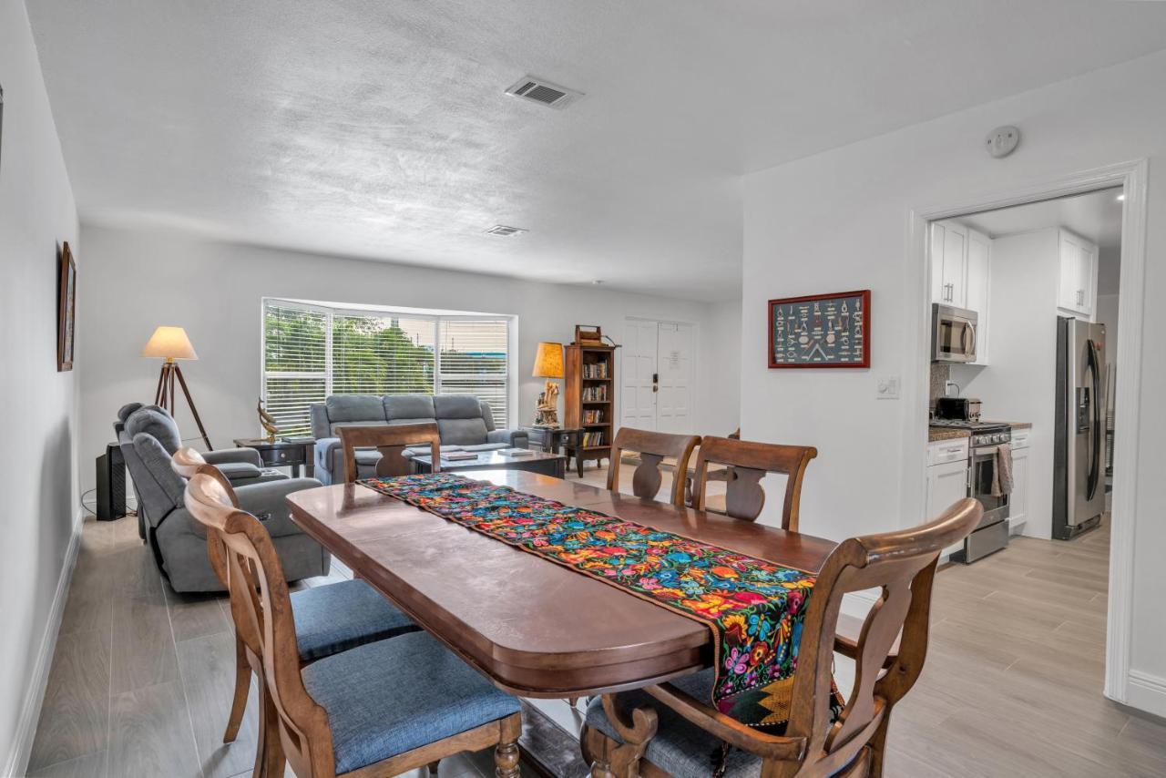 4 Bd Near Beach Spacious Solar Heated Pool Waterfront Home Pompano Beach Zewnętrze zdjęcie