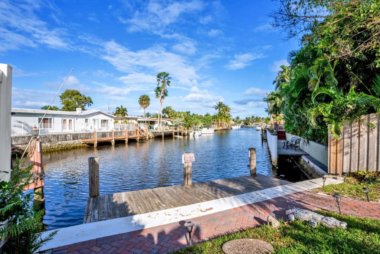 4 Bd Near Beach Spacious Solar Heated Pool Waterfront Home Pompano Beach Zewnętrze zdjęcie