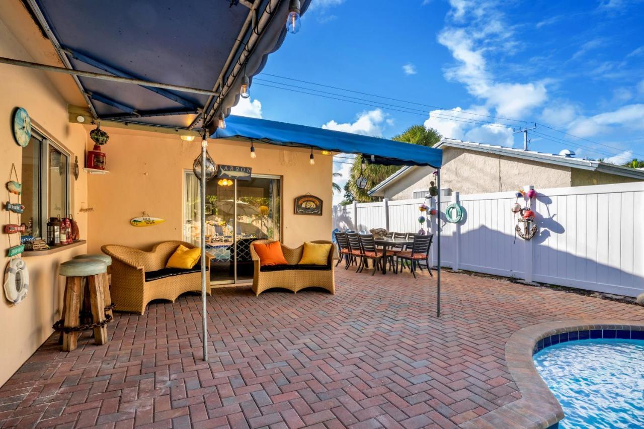 4 Bd Near Beach Spacious Solar Heated Pool Waterfront Home Pompano Beach Zewnętrze zdjęcie