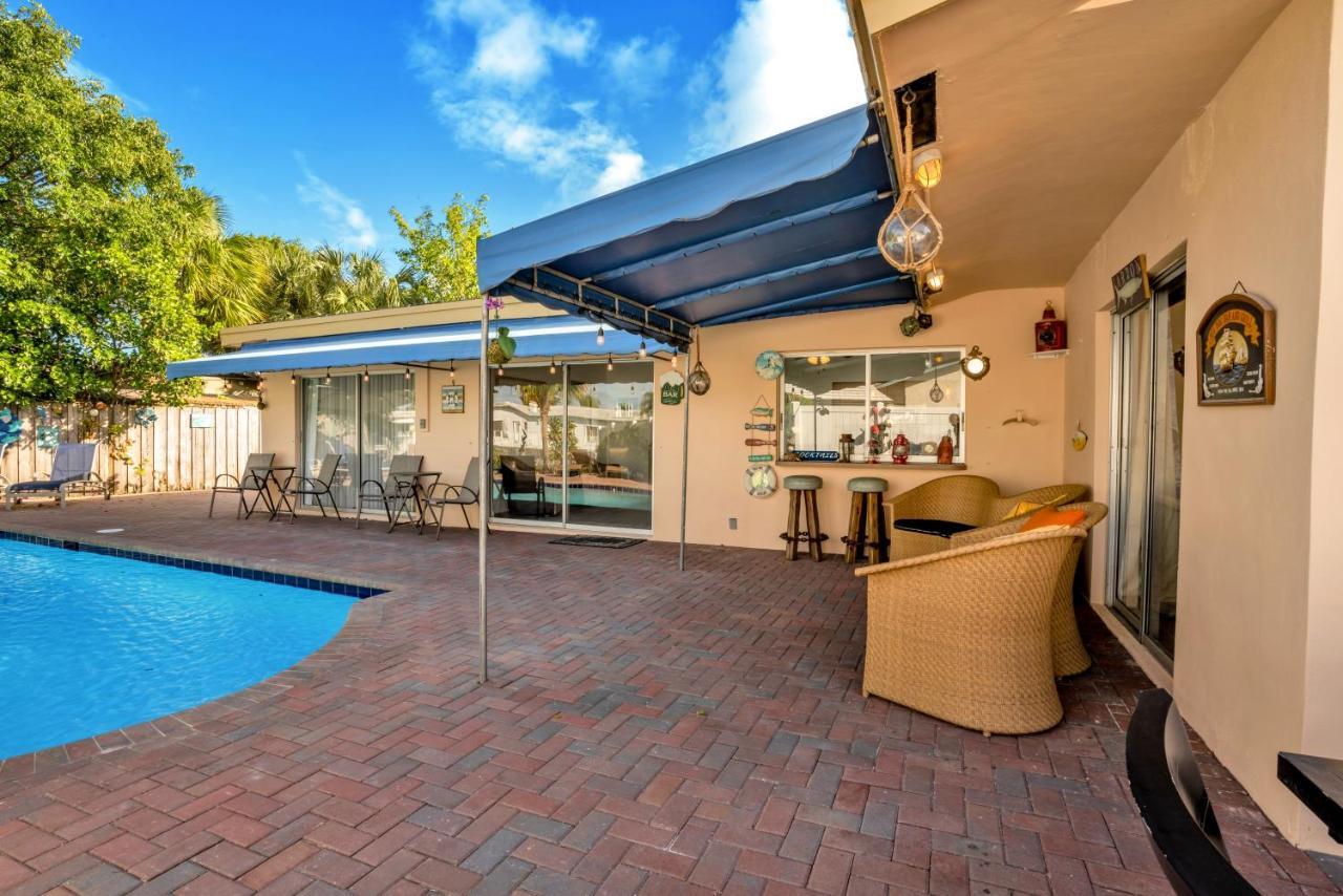 4 Bd Near Beach Spacious Solar Heated Pool Waterfront Home Pompano Beach Zewnętrze zdjęcie