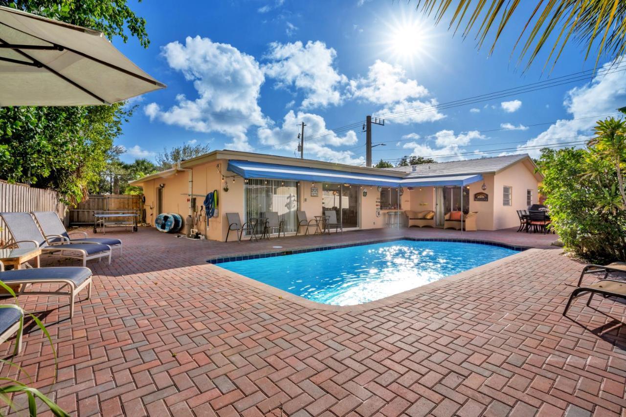 4 Bd Near Beach Spacious Solar Heated Pool Waterfront Home Pompano Beach Zewnętrze zdjęcie