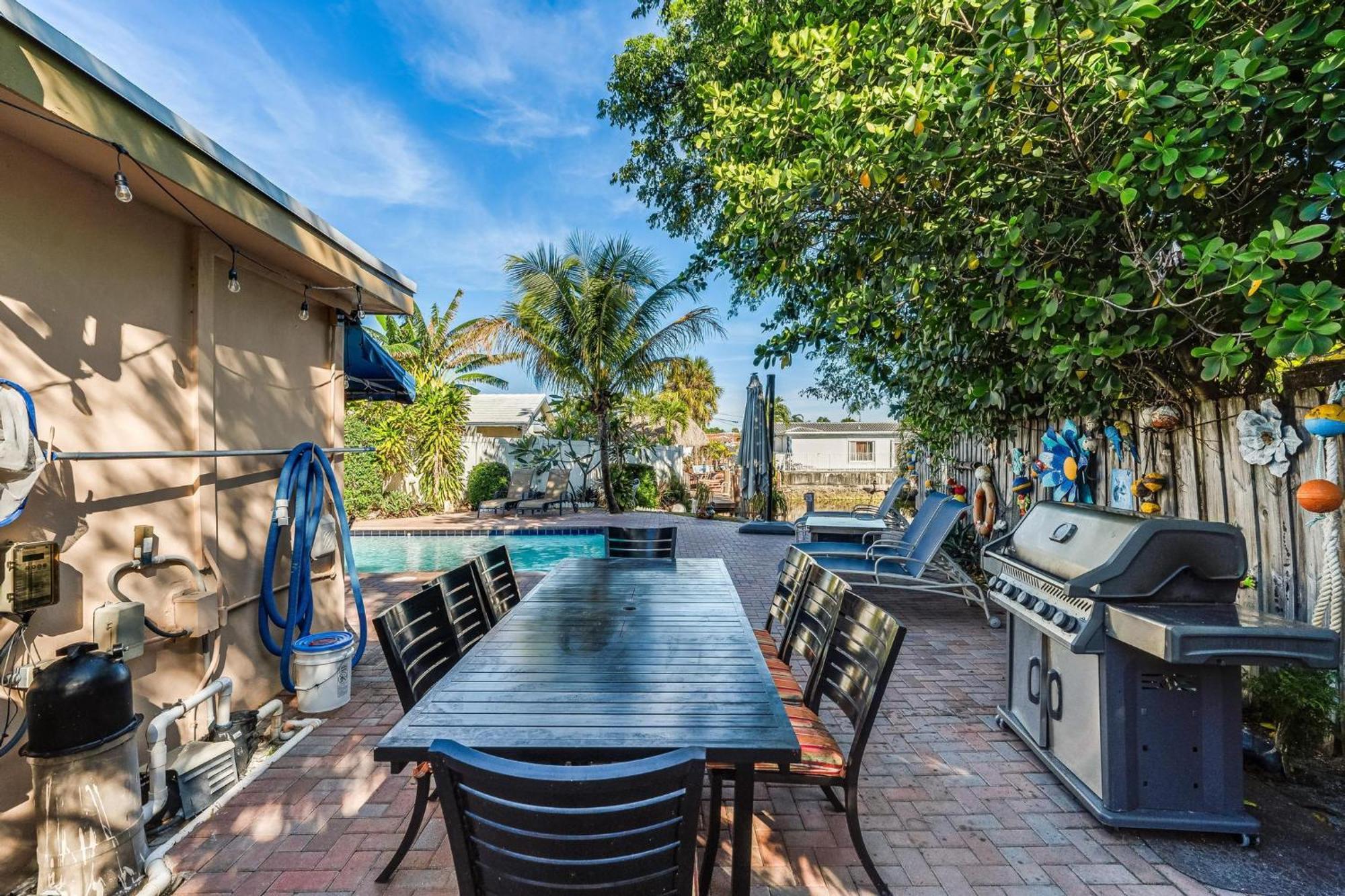 4 Bd Near Beach Spacious Solar Heated Pool Waterfront Home Pompano Beach Zewnętrze zdjęcie